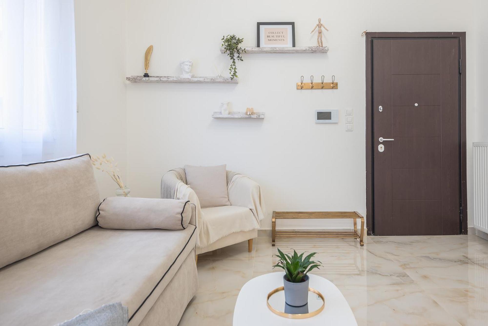 Modern 200m From Acropolis 100mbps Netflix Apartment *